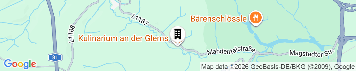 Map for Hotel Kulinarium an der Glems