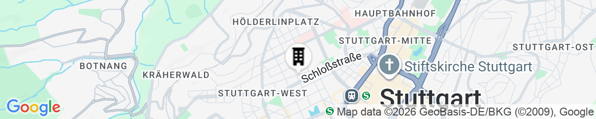 Map for Sautter Hotel Stuttgart City