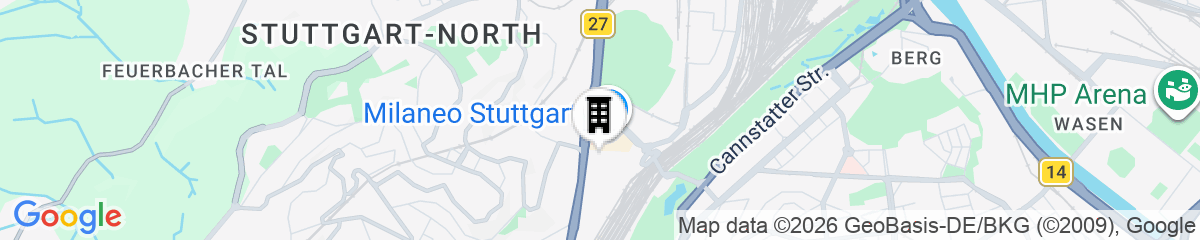 Map for Premier Inn Stuttgart City Europaviertel