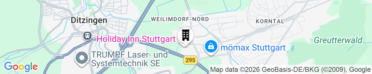 Map for Holiday Inn Stuttgart by IHG