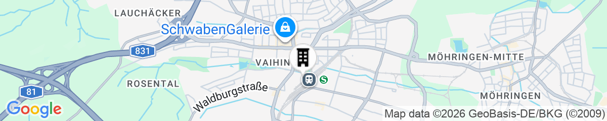 Map for Pullman Stuttgart Fontana
