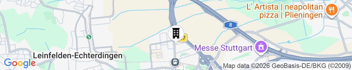 Map for ibis Stuttgart Airport Messe