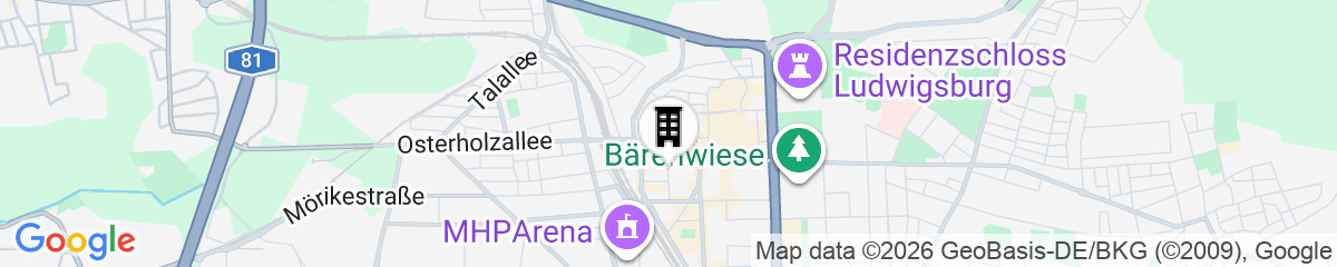 Map for Best Western Hotel Favorit