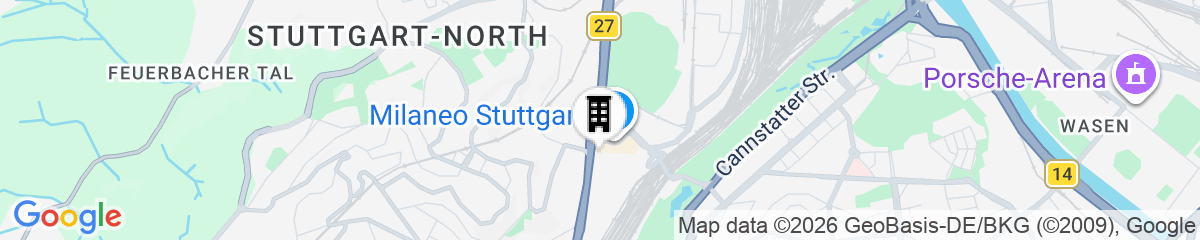 Map for Adina Apartment Hotel Stuttgart
