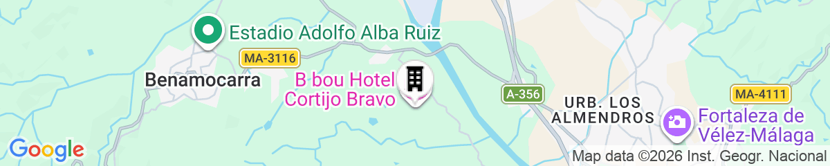 Map for B bou Hotel Cortijo Bravo