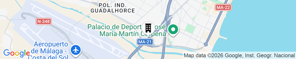 Map for Travelodge Malaga Aeropuerto