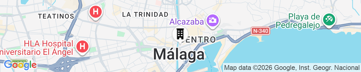 Map for La Casa de la Alameda