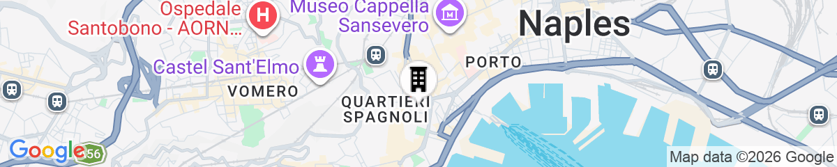 Map for Hotiday Napoli Porto