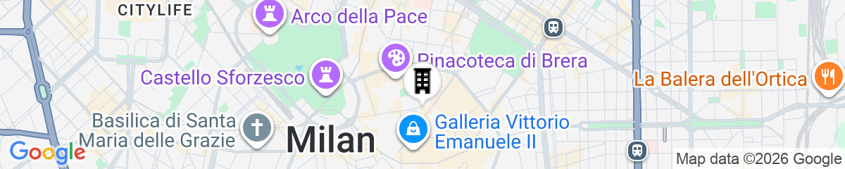 Map for Mandarin Oriental, Milan