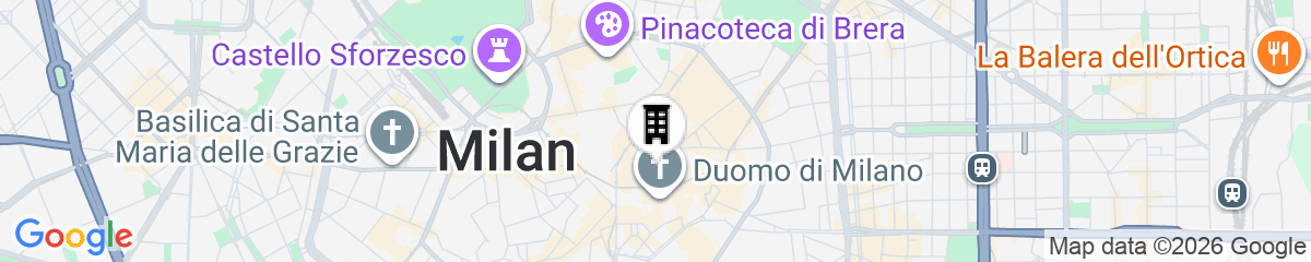 Map for The Street Milano Duomo | a Design Boutique Hotel
