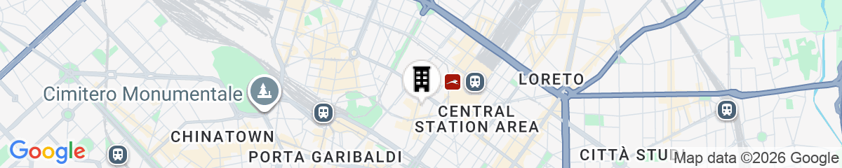 Map for UNA Hotels Century Milano