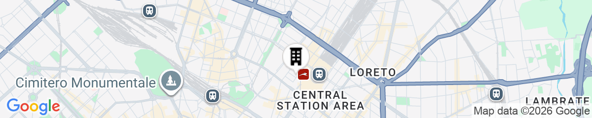 Map for NYX Hotel Milan by Leonardo Hotels