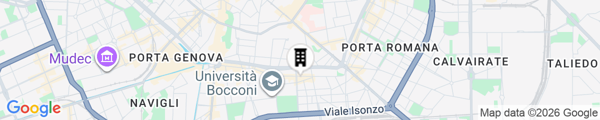 Map for Jr Hotels Bocconi Milano