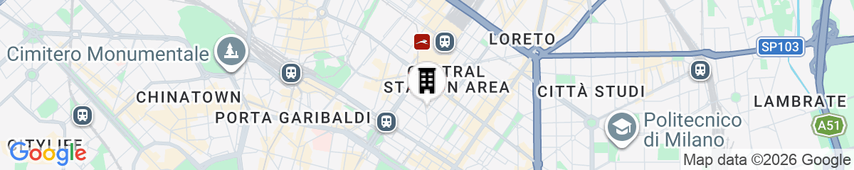 Map for Hotel Mediolanum