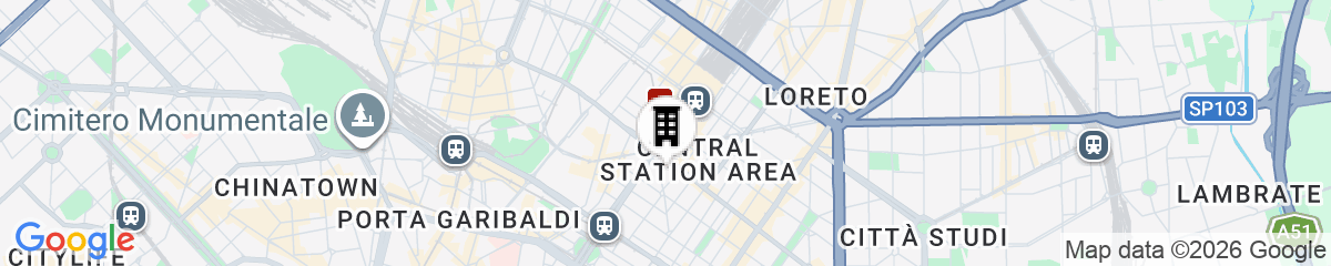 Map for IH Hotels Milano Centrale
