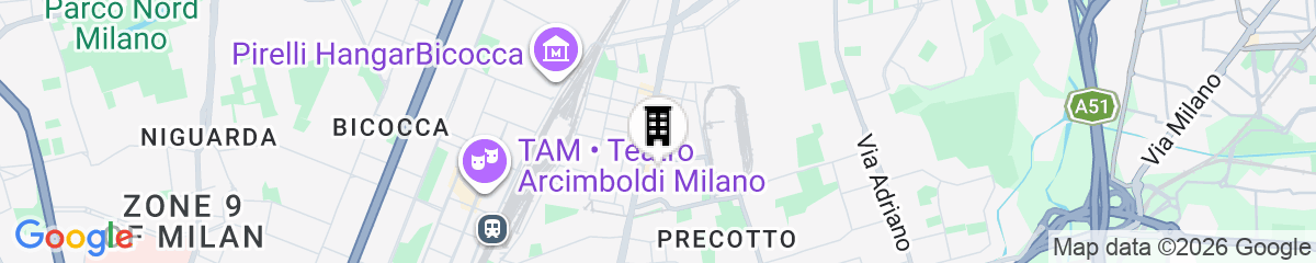 Map for Hilton Garden Inn Milan North