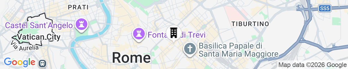 Map for Ruby Giulia Hotel Rome