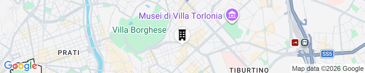 Map for Magica Luna Boutique Hotel Roma