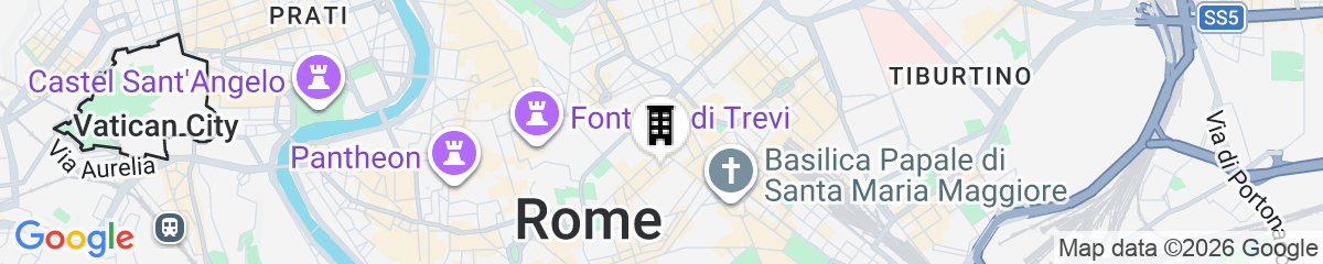 Map for Aca Hotel Viminale
