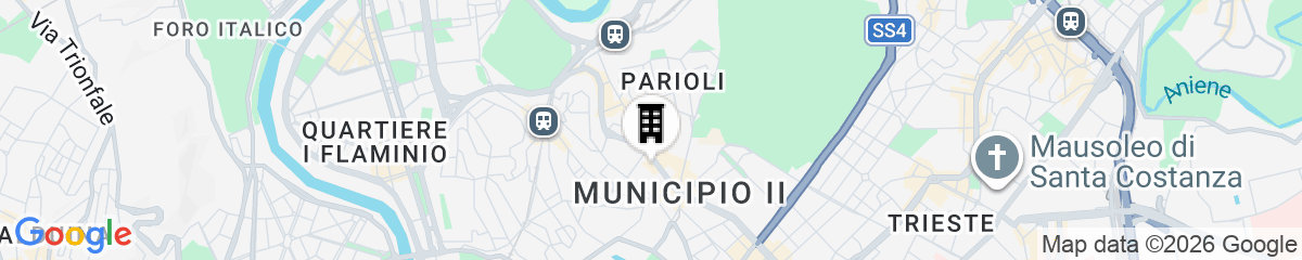 Map for PARIOLI CUBE HOTEL