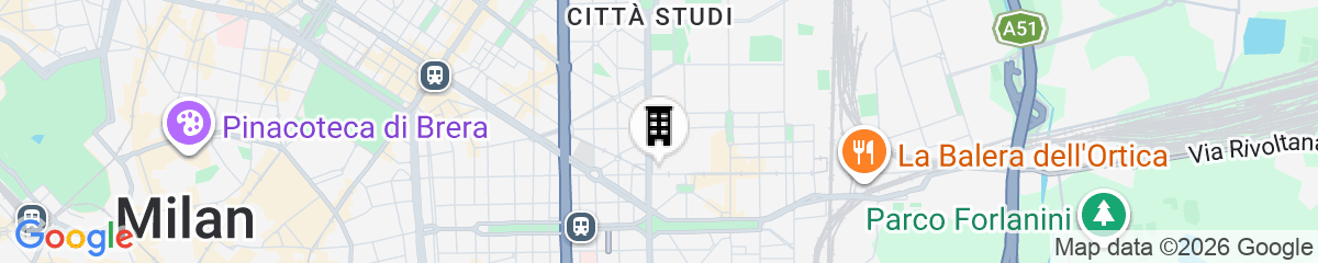 Map for Italianway Comfort - Beato Angelico 1