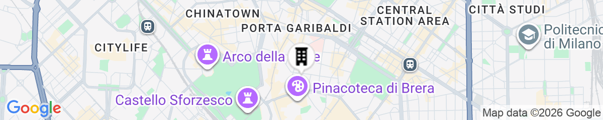 Map for Brera Apartments in San Marco