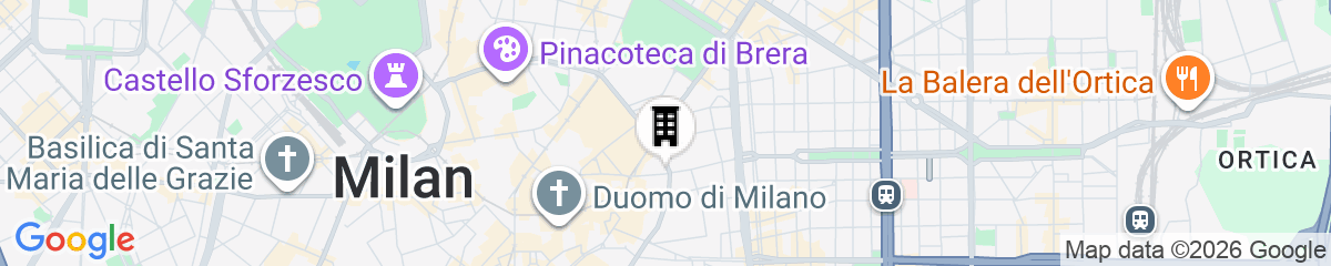 Map for Brera Apartments in San Babila