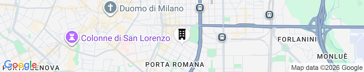 Map for Brera Apartments in Porta Romana