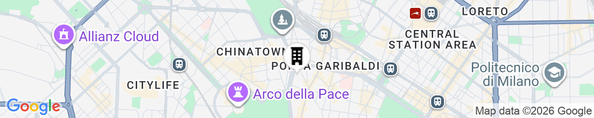Map for Brera Apartments in Porta Volta