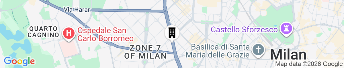 Map for Aiello Hotels - CityLife Apartments