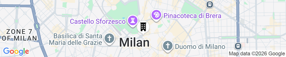Map for Milano Castello Luxury Apartment