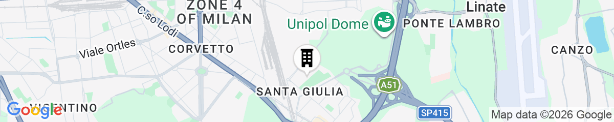 Map for notaMi - Sky Home Santa Giulia