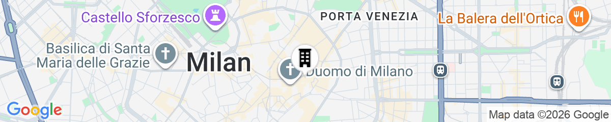 Map for Milan Adore