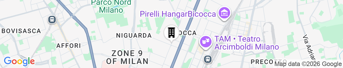 Map for CX Milan Bicocca