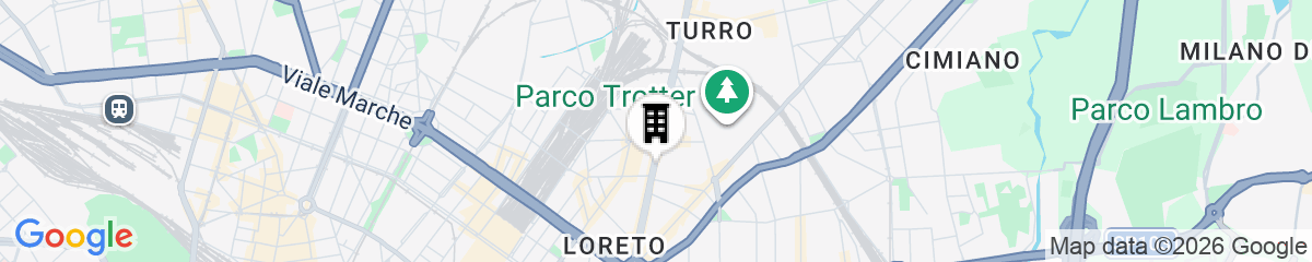 Map for Milano Ostello