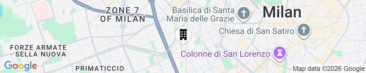 Map for Milan Marriott Hotel