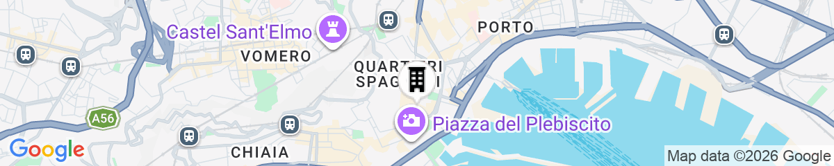 Map for Napoli Class Luxury Rooms & Suites