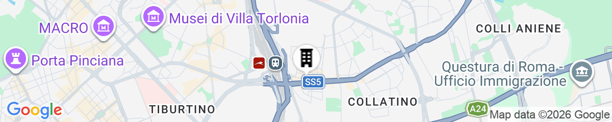 Map for Suites Roma Tiburtina
