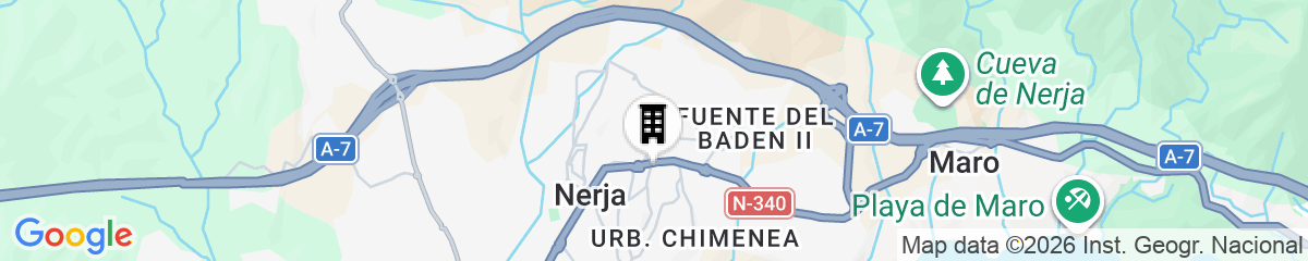 Map for Hotel Los Arcos