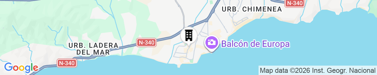 Map for Hotel Toboso Chaparil