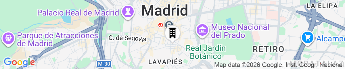 Map for Hostal La Vera