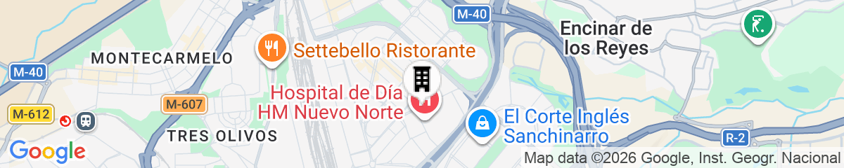 Map for ibis Madrid Norte Las Tablas