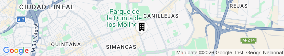 Map for DWO Colours Alcalá