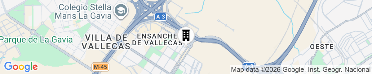 Map for Truliving Vallecas by Habyt