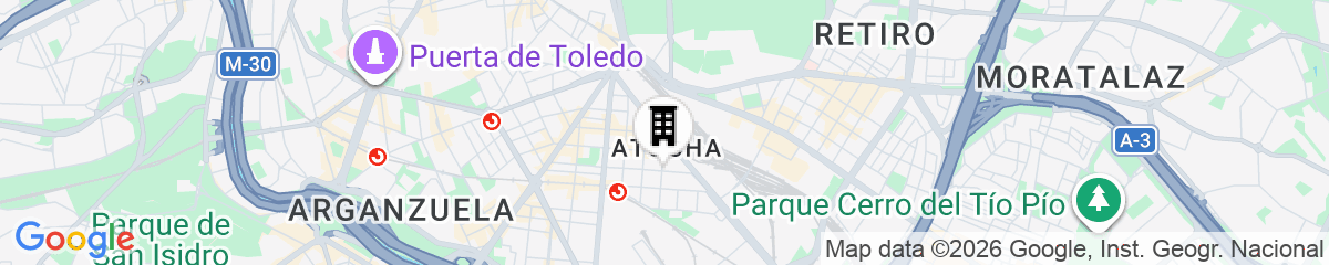 Map for Hotel PAX Atocha