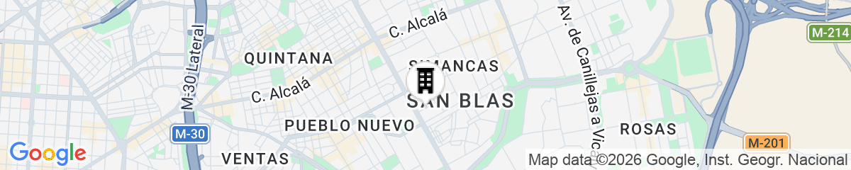 Map for easyHotel Madrid Alcala
