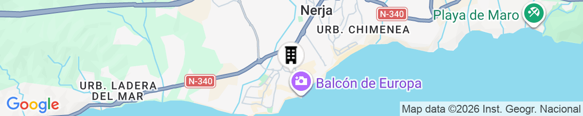 Map for La Puerta de Nerja Hostal Boutique