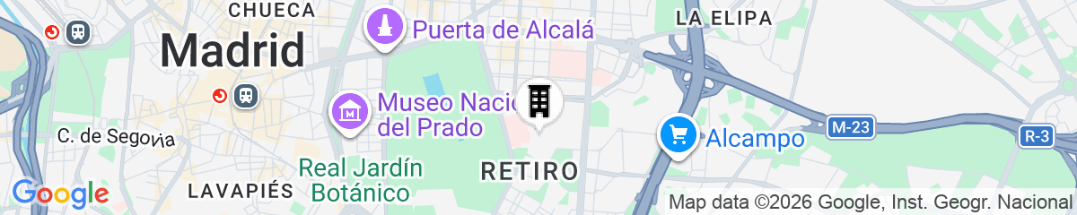 Map for HA Aparthotel Retiro Suites