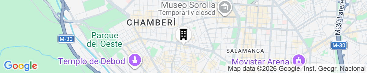 Map for Habitaciones Manuela