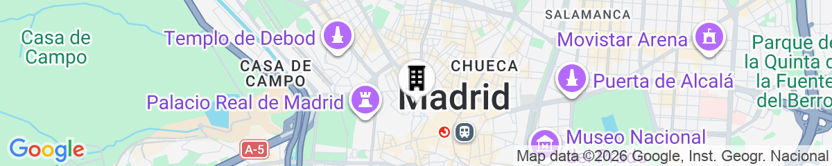 Map for Apartamentos Centro Madrid